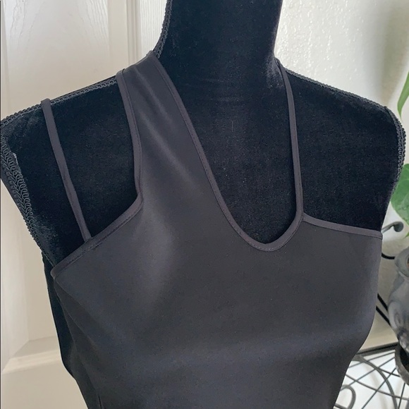 Bebe asym scuba ruffle dress - Picture 3 of 5